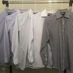 5 Bonobos Daily Grind Tailored Slim Fit - 14.5 /32